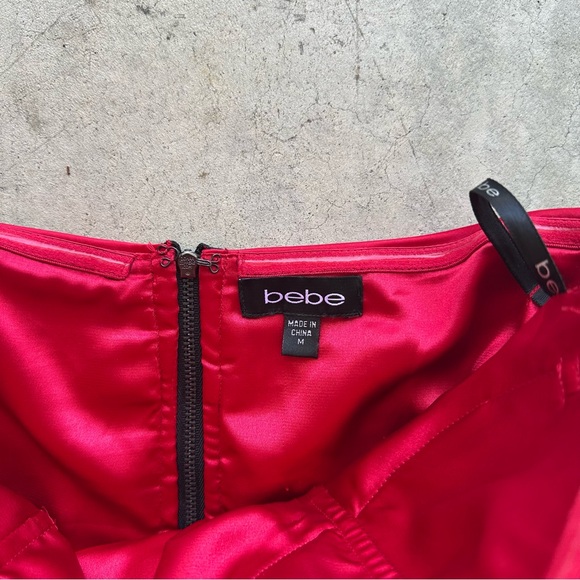 Red and Black Strapless Top - Picture 2 of 5